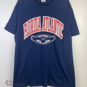 Florida Atlantic university vintage shirt navy HJ567